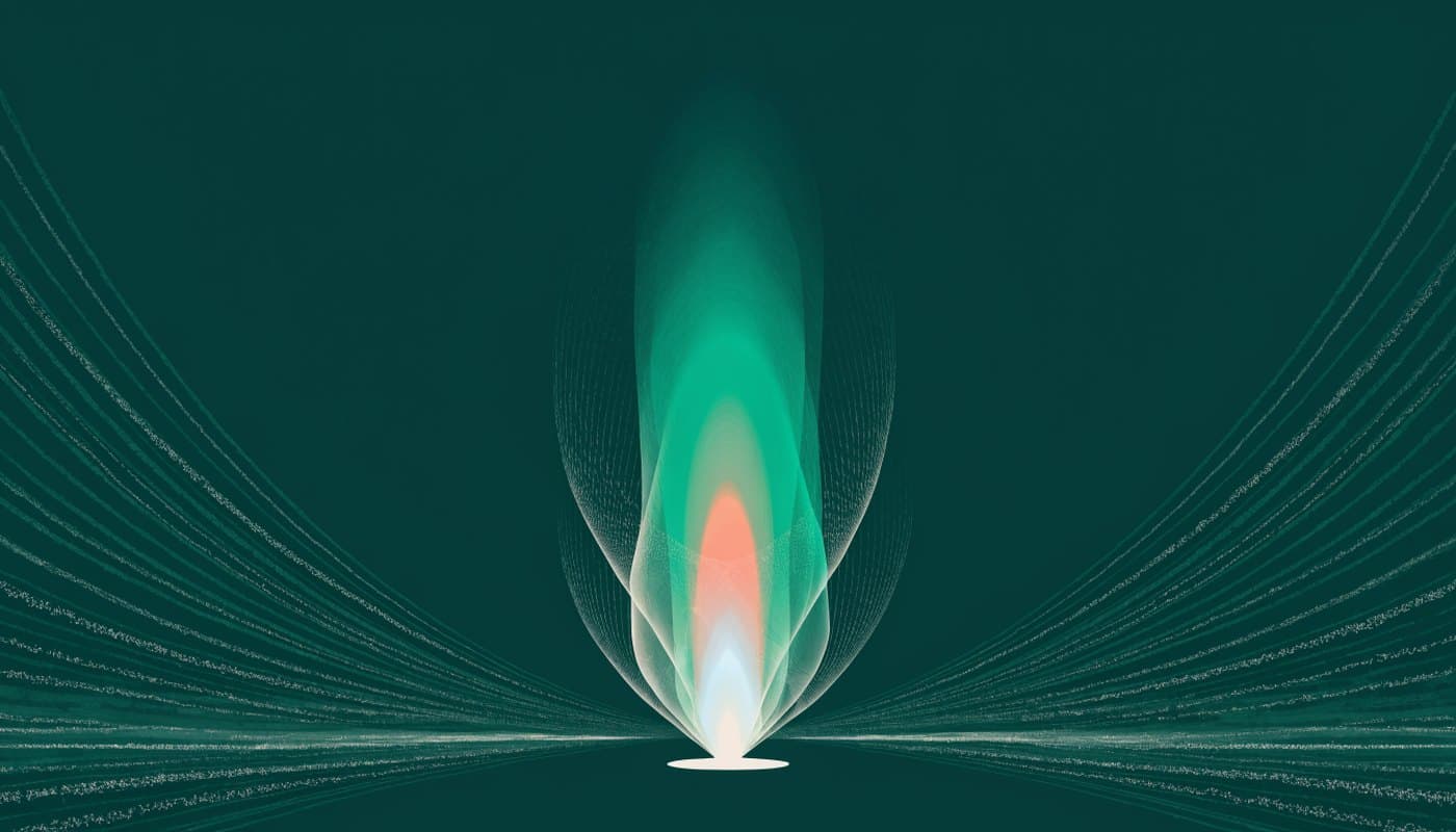 Illustration of an employer brand promise being tested against day-to-day employee reality, with evidence lines connecting a careers page, an interview, an offer and a first week on the job.
